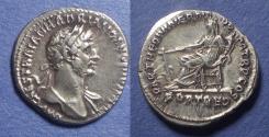 Ancient Coins - Roman Empire, Hadrian 117-138, Silver Denarius