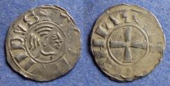 World Coins - Crusader Antioch, Bohemond III (Minority) 1149-1163, Billon Denier