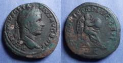 Ancient Coins - Roman Empire, Geta (as Augustus) 208-211, AE Victory in Britian Sestertius