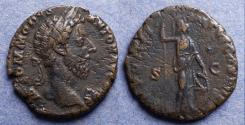 Ancient Coins - Roman Empire, Commodus 177-192, Bronze Aes