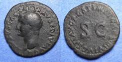 Ancient Coins - Roman Empire, Drusus d. 19 (Struck 21/22 AD), Bronze Aes