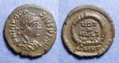 Ancient Coins - Roman Empire, Theodosius 379-395, Bronze AE4