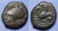 Ancient Coins - Sicily, Syracuse, Dionysos 405-367 BC, Bronze Litra