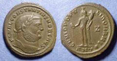 Ancient Coins - Roman Empire, Constantius I (as Caesar) 293-305, Bronze Follis