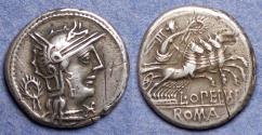 Ancient Coins - Roman Republic, L Opimius 131 BC, Silver Denarius
