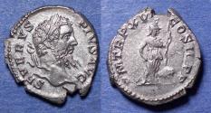 Ancient Coins - Roman Empire, Septimius Severus 193-211, Silver Denarius