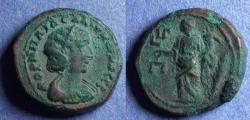 Ancient Coins - Roman Egypt, Salonina 253-268, Potin Tetradrachm