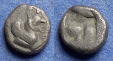 Ancient Coins - Ionia, Teos 500-480 BC, Obol