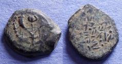 Ancient Coins - Judaea, Alexander Jannaios 103-76 BC, Bronze Prutah
