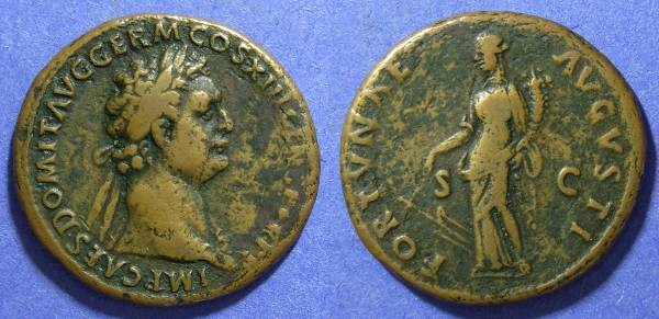Ancient Coins - Roman Empire, Domitian 81-96, As