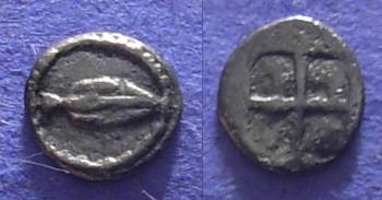 Ancient Coins - Macedonia – Uncertain – Circa 450 BC – Hemiobol