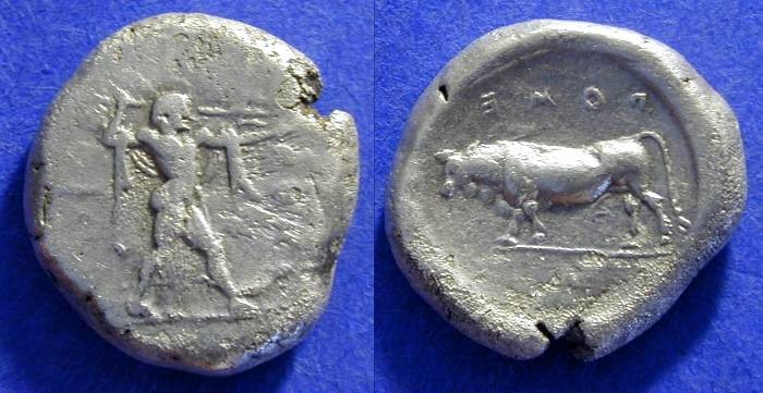 Ancient Coins - Poseidonia Lucania - Stater 445-420 BC