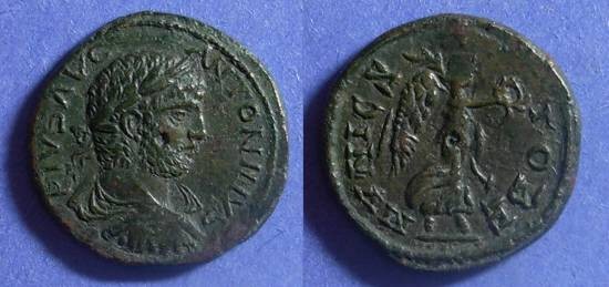 Ancient Coins - Stobi Macedonia, Caracalla 198-217, AE24