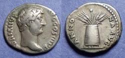 Ancient Coins - Roman Empire, Hadrian 117-138, Silver Denarius