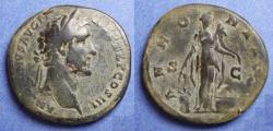 Ancient Coins - Roman Empire, Antoninus Pius 138-161, Brass Sestertius