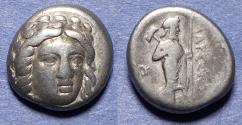 Ancient Coins - Satraps of Caria, Maussolos 377-353 BC, Silver Drachm