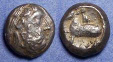 Ancient Coins - Danube Celts, Imitation of Philip II, Eselohr type Circa 150 BC, Silver Tetradrachm