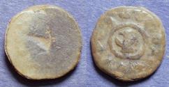 Ancient Coins - Judaea, Alexander Jannaios 103-76 BC, Lead Prutah