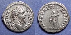 Ancient Coins - Roman Empire, Septimius Severus 193-211, Silver Denarius