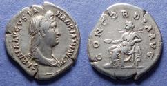 Ancient Coins - Roman Empire, Sabina 117-137, Silver Denarius