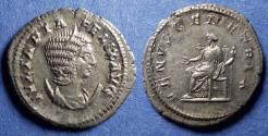 Ancient Coins - Roman Empire, Julia Domna 193-217, Silver Antoninianus