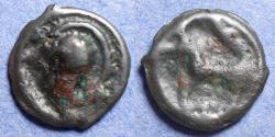 Ancient Coins - Celtic Gaul, Senones Circa 52 BC, Potin Unit