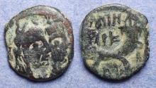 Ancient Coins - Nabatean, Aretas IV with Shuqailat 9 BC-40 AD, Bronze AE17