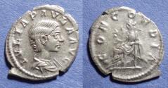 Ancient Coins - Roman Empire, Julia Paula 220/1, Silver Denarius