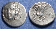 Ancient Coins - Islands off of Caria, Rhodes Circa 175 BC, Silver Drachm