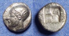 Ancient Coins - Phokaea, Ionia 521-478 BC, Diobol