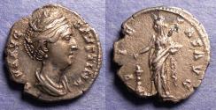 Ancient Coins - Roman Empire, Diva Faustina Sr d. 141, Silver Denarius