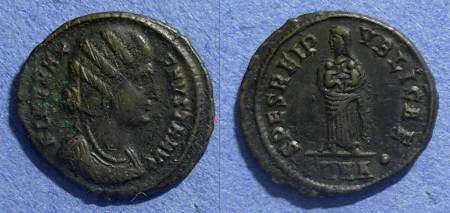 Ancient Coins - Roman Empire, Fausta d.327, AE3