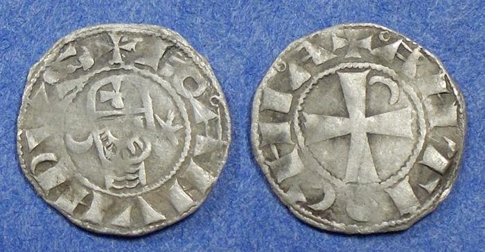 World Coins - Crusader Antioch, Bohemond III 1163-1201, Denier