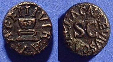 Ancient Coins - Augustus 27BC-14AD - Quadrans 