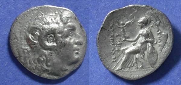 Ancient Coins - Kingdom of Thrace, Lysimachos 321-281 BC, Drachm