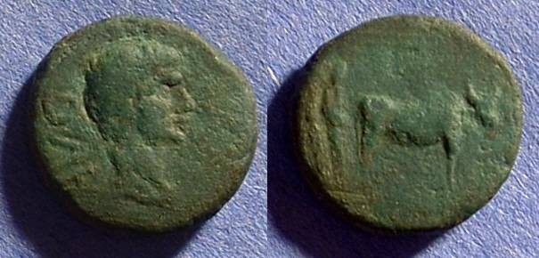 Ancient Coins - Philippi Macedonia - Augustus 27BC - 14AD - AE17