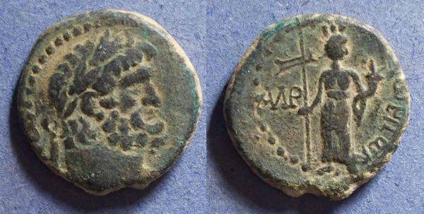 Ancient Coins - Dora, Phoenicia, Time of Nero 67/8 AD, AE23