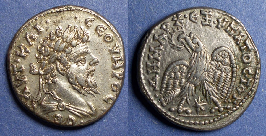 Seleucis & Pieria, Laodicea ad Mare, Septimius Severus 193-211, Silver ...