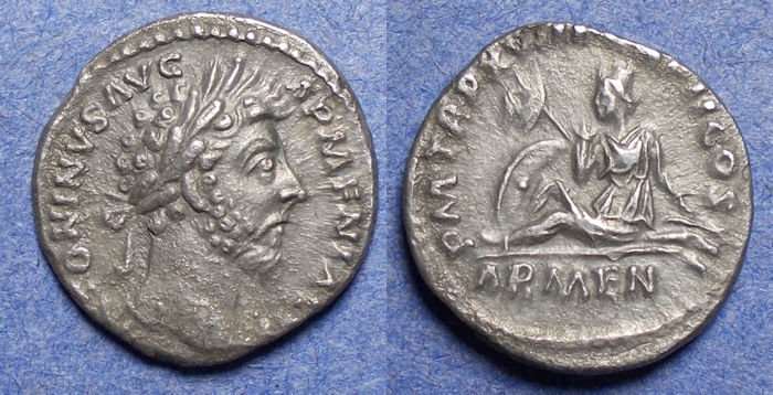 Roman Empire, Marcus Aurelius 161-180, Silver Denarius | Roman Imperial ...