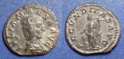 Ancient Coins - Roman Empire, Julia Maesa 218-223, Silver Denarius