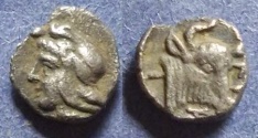 Ancient Coins - Mysia, Kyzikos 450-400 BC, Hemiobol
