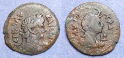 Ancient Coins - Roman Egypt, Nero 54-68, Bronze Obol