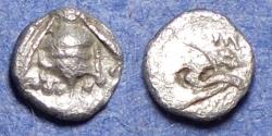 Ancient Coins - Ionia, Ephesos 500-420 BC, Silver Tetarttemorion