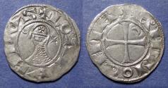 World Coins - Crusader Antioch, Bohemund III 1163-1201, Billon Denier