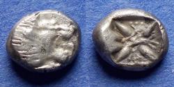 Ancient Coins - Ionia, Miletos Circa 500 BC, Silver 1/12 Stater