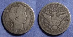 Us Coins - United States,  1897 O,  Barber Quarter G4