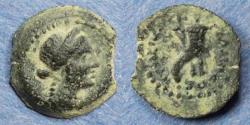 Ancient Coins - Egypt - Paphos Cyprus mint, Arsinoe III? (wife of Ptolemy III) 220-204 BC, Dichalkon