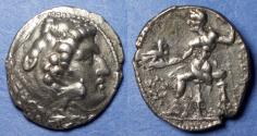 Ancient Coins - Kings of Paeonia, Audoleon (in the name of Alexander III) 300-286 BC, Silver Tetradrachm