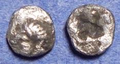 Ancient Coins - Ionia, Kolophon Circa 500 BC, Silver Tetartemorion