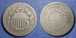 Us Coins - United States,  1866,  Shield Nickel